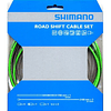 Cables De Cambio Shimano Ruta Ot-sp41 Sil-tec Green 2100mm