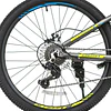 Bicicleta Best Legion De Aluminio Aro 24  Gris/amarillo Neon
