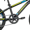 Bicicleta Best Legion De Aluminio Aro 24  Gris/amarillo Neon