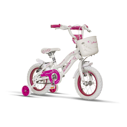 Bicicleta Best De Niña Miami Aro 12 Blanco