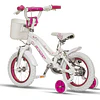 Bicicleta Best De Niña Miami Aro 12 Blanco