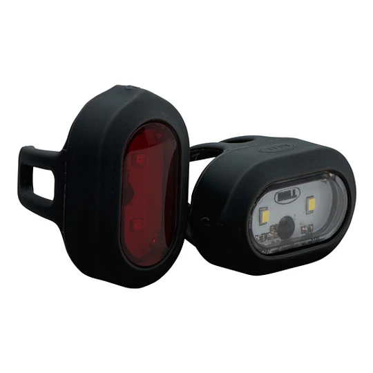 Set De Luces Delantera Y Trasera Bell Meteor 550 Silicon Twi