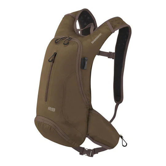 Mochila Con Hidratacion Shimano Rokko 8 Dark Earth