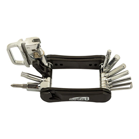 Multiherramienta 18 En 1 Super B Tb-fd20 Negro/plata