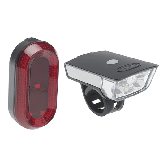 Set De Luces Delantera Y Trasera Bell Lumina Usb 2.0 Negro