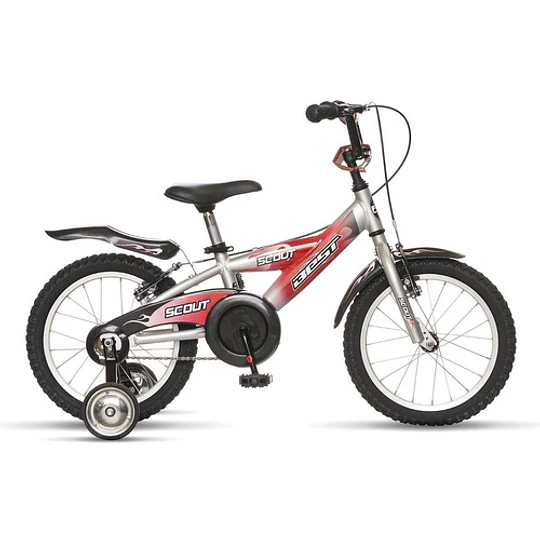 Bicicleta Best De Niño Scout Alloy Aro 16 Rojo