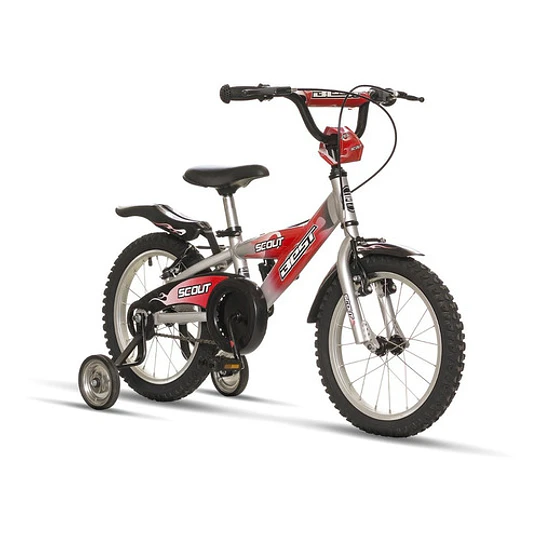 Bicicleta Best De Niño Scout Alloy Aro 16 Rojo