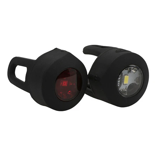 Set Luces Bell Meteor 350, Negro