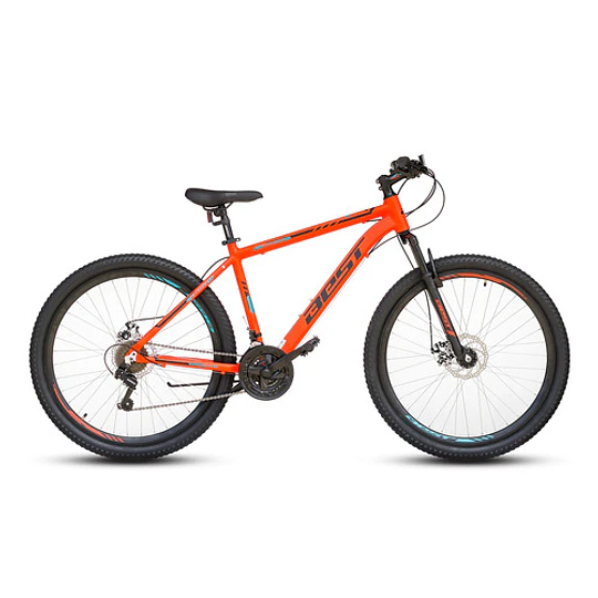 Bicicleta Best Cygnus Aluminio Aro 27,5  Talla 18 Naranja