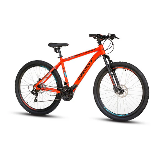 Bicicleta Best Cygnus Aluminio Aro 27,5  Talla 18 Naranja