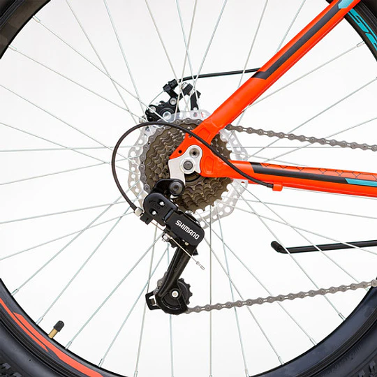 Bicicleta Best Cygnus Aluminio Aro 27,5  Talla 18 Naranja