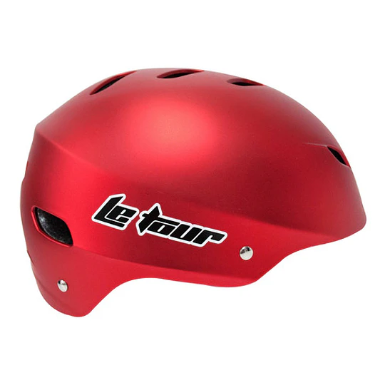 Casco Para Hombre Le Tour Skate 14 Vent Rojo