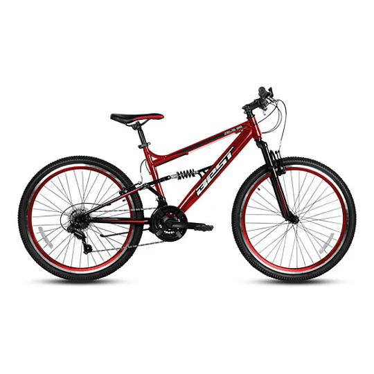 Bicicleta Best De Hombre Zeus Aro 26 Rojo/negro