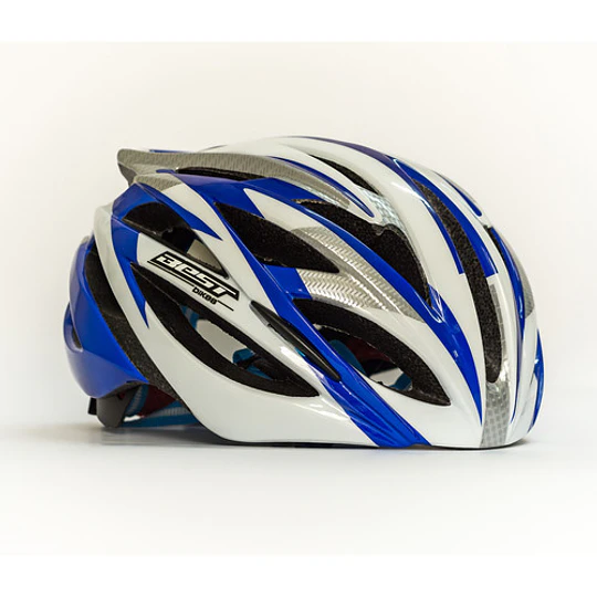 Casco De Adulto Best Mtb Azul/blanco