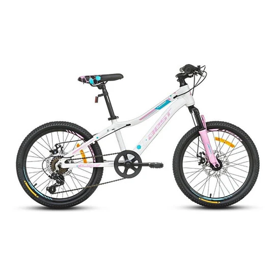 Bicicleta Best Legion De Aluminio Aro 20   Blanco/rosado 