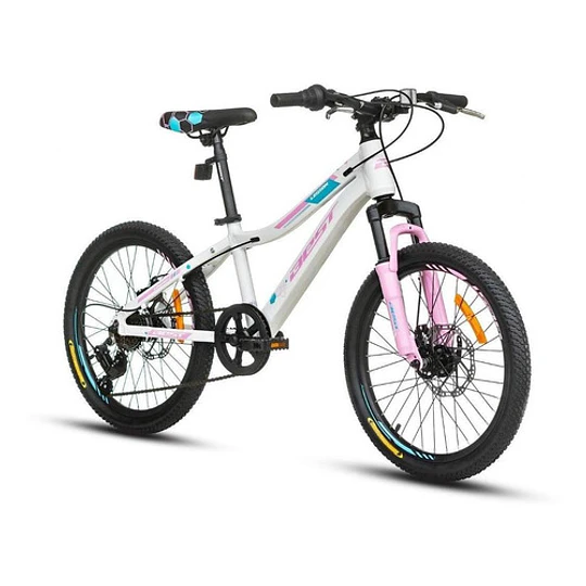 Bicicleta Best Legion De Aluminio Aro 20   Blanco/rosado 