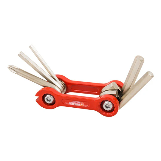 Multiherramienta 6 En 1 Super B Tb-9860 Rojo