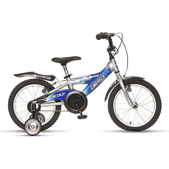 Bicicleta Best De Niño Scout Alloy Aro 16 Azul
