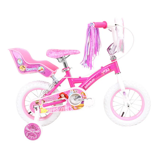 Bicicleta Disney De Niña Princess Aro 12 Rosado