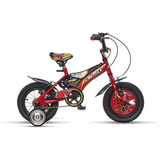 Bicicleta Best De Niño Jet Aro 12 Rojo