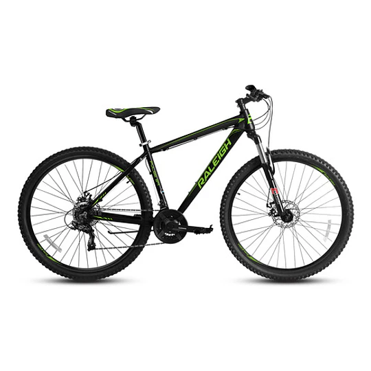 Bicicleta Raleigh De Hombre Pulse Aro 29 Negro/verde