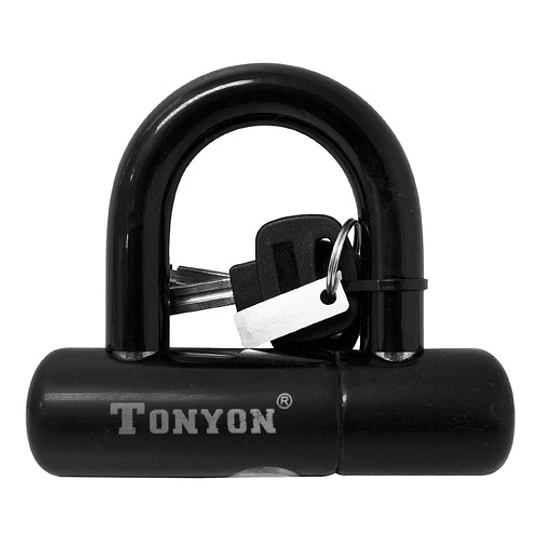 Candado U-lock Tonyon C/llave 100 X 92 X 12mm Nero