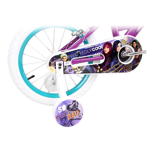 Bicicleta Disney De Niña Descendientes Aro 16 Lila