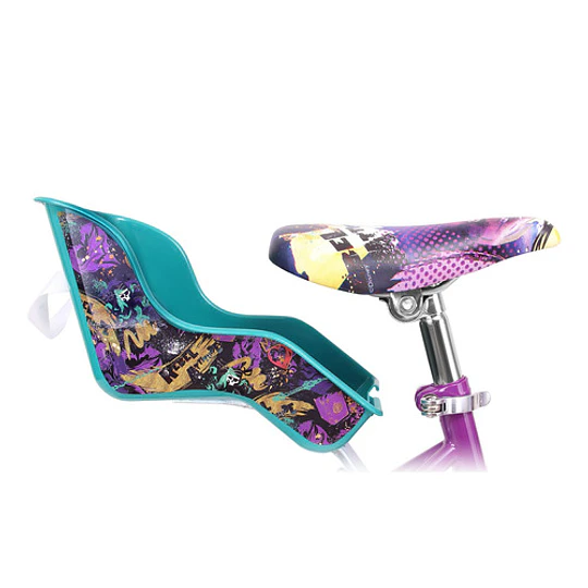 Bicicleta Disney De Niña Descendientes Aro 16 Lila