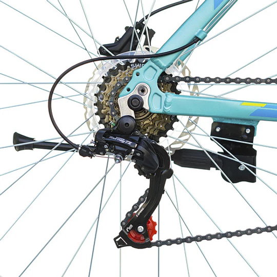 Bicicleta Best De Aluminio Mtb Narfi Aro 29 Celeste