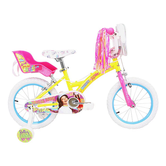 Bicicleta Disney De Niña Soy Luna Aro 16 Amarillo
