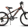 Bicicleta De Aluminio Best De Niño Apolo 20  Negro/rojo