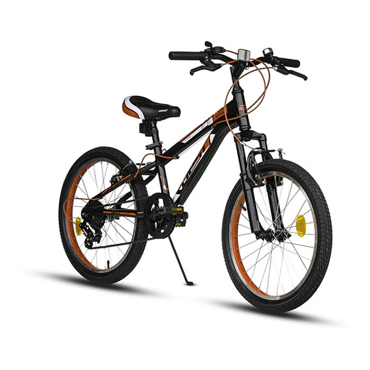 Bicicleta De Aluminio Best De Niño Apolo 20  Negro/rojo
