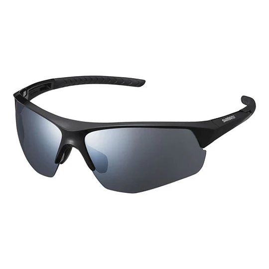 Lentes Shimano Twinspark Negro-espejo Plata Ahumado