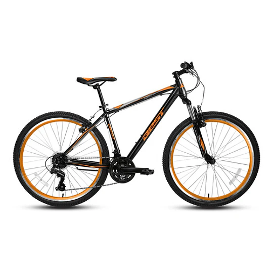 Bicicleta Best De Hombre Pireo Aro 26 Negro/naranja