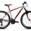 Bicicleta Best De Hombre Lazzo Aro 27.5 Plata/rojo