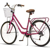 Bicicleta Vision De Mujer Olympia Aro 26 Fucsia/blanco