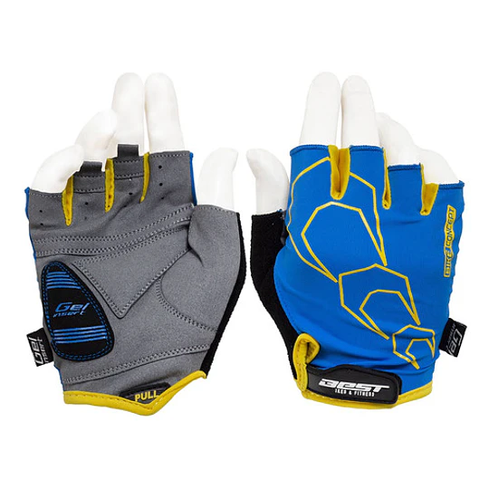 Guante Best Dedos Cortos Talla Xl Azul/amarillo Sb-01-7114