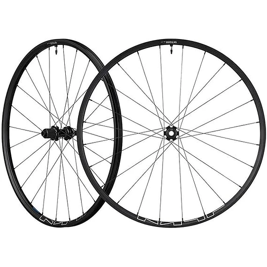 RUEDA SHIMANO WH-MT600-B-29, F&R:24H, FOR 11S F:15/R:12MM E-THRU, TUBELESS, OLD:110/148MM, BLACK W/S