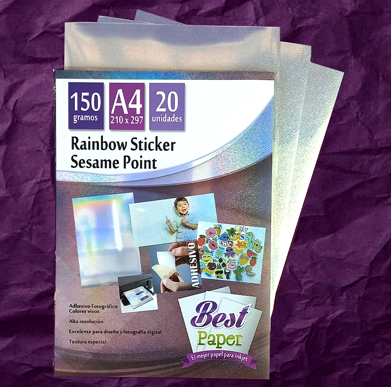 Adhesivo Rainbow Sesame Point 150 gramos A4