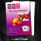 PAPEL GLOSSY 290g A4 (50 hojas) 2