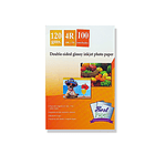 Papel Doble faz Glossy 4R - 120g. 2
