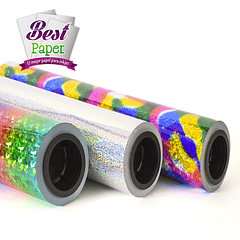 Vinilo PU Silver Hollographic