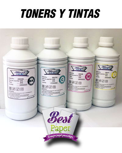 TINTAS CMYK PACK 4 COLORES