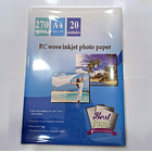 Papel fotográfico RC Wove A4, 270 gramos 2