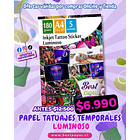 Inkjet Tatto Sticker Luminoso - Tatuajes temporales 1