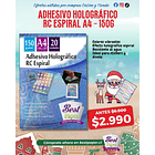 Adhesivo holográfico RC espiral A4 - Best Paper 1