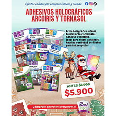 Adhesivo Rainbow Bubble 150 gramos A4