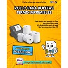 10 Rollos de boleta térmica 1