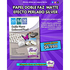 Papel fotográafico doble faz matte con Efecto Perlado – 265g 1