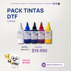 Pack de Tintas DTF 100ml - SUPER OFERTA
